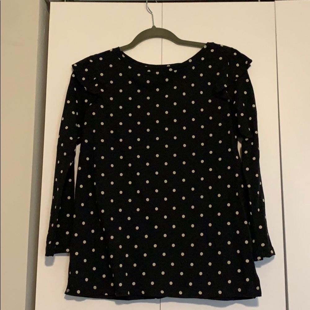 Ruffle detail top